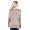 24seven Comfort Apparel Womens Oversized Long Sleeve Dolman Top - 3 of 4
