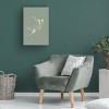 Sarah Manovski  'Sage Green Gold Hummingbirds' Canvas Art - 4 of 4