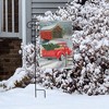 Briarwood Lane Festive Covered Bridge Christmas Garden Flag Red P - 4 of 4
