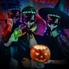 Horror Masks for Halloween Costume ， Glow Mask - Novel and Creepy Role Play - Party Supplies - 3 of 4