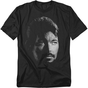 Men's Star Trek The Next Generation Riker Oversized Face T-Shirt - 1 of 4