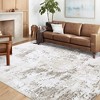Modern Abstract Rug Machine Washable Printed Rug Soft Foldable Accent Rug for Living Room Bedroom - 3 of 4