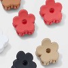 Frosted Flower Mini Claw Hair Clip Set 10pc - Wild Fable™ Pink/Brown/Black - 2 of 2