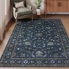 Lahome Vintage Vine Center Full Coverage Short Pile Velvet Rectangular Indoor Area Rug - 2 of 4