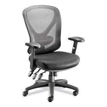 Alera Alera Aeson Series Multifunction Task Chair, Supports Up to 275 lb, 15" to 18.82" Seat Height, Black Seat/Back, Black Base