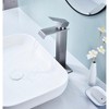 Gulches Waterfall Spout Bathroom Sink Faucet - Single Handle, Stainless Steel, Pop-Up Drain, No Overflow - 2 of 4