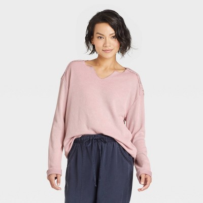 Women's Long Sleeve Thermal Lace Top - Knox Rose™