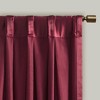 PAGED Pleat Curtain Panel with Tieback,Blackout Curtains with Rod Pocket & Back Tabs,Window Curtains for Living Room,Bedroom - 4 of 4
