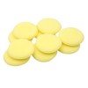 Unique Bargains Round Shape Waxing Buffing Spong Pad for Auto Car Yellow 10Pcs - 4 of 4