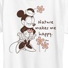 Women's - Disney - Minnie Mouse Nature Makes Me Happy Short Sleeve Graphic T-Shirt - 2 of 4