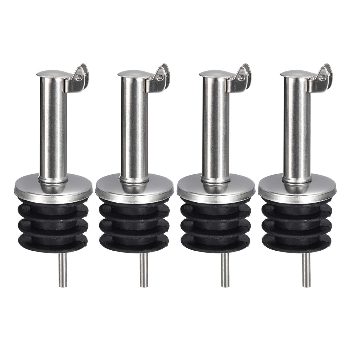 Unique Bargains Bar Supplies Oil Vinegar Dispenser Wine Stainless Steel Bottle Pourers 2.76 Inch - thumbnail 5