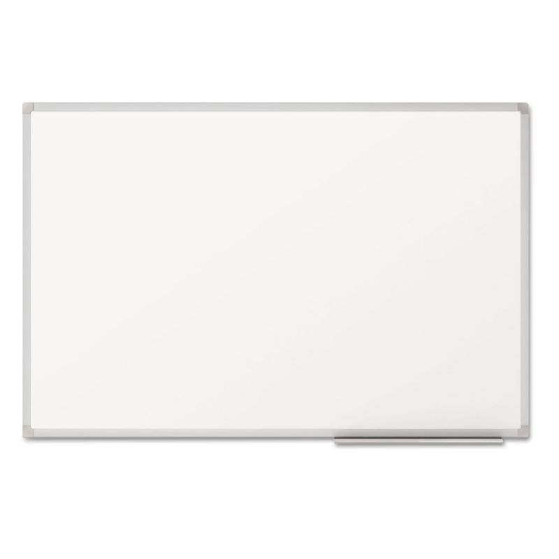 Mead Dry-Erase Board Melamine Surface 36 x 24 Silver Aluminum Frame 85356, 1 of 9