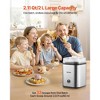 VEVOR Ice Cream Maker:2.11 Qt Electric Machine Stainless Steel Shell Easy Operation & Cleaning For Homemade Ice Cream,Yogurt,Sorbet, And Gelato Silver - 2 of 4