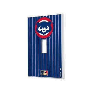 MLB Cooperstown Central Teams Pinstripe Hidden-Screw Light Switch Plate for Single Toggle - 1 of 4