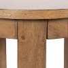 Kate and Laurel Foxford Round Drink Table, 12x12x30, Natural - 3 of 4