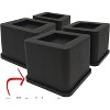 iPrimio Bed Risers - Square, 3 Inch Lift, Heavy Duty, 8 Pack - 2 of 4