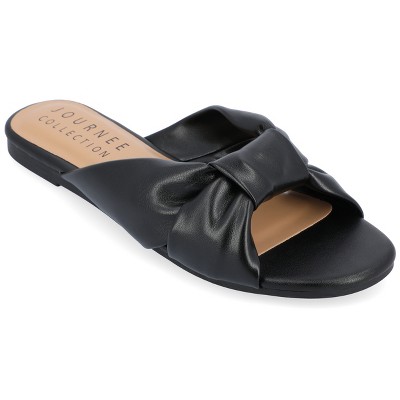 Journee Collection Womens Zetia Tru Comfort Foam Slip On Slide Sandals ...