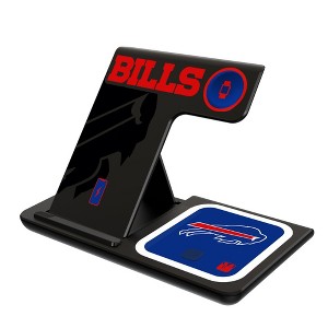 Keyscaper Buffalo Bills Monocolor Tilt 15-Watt 3 in 1 Charging Station - 1 of 4