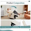 Lyngins Modern Upholstered Manual Recliner Chair with Adjustable Footrest,Massage/Swivel Sofa Chair with High Backrest - 3 of 4