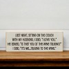 Slickblue Funny Wine Quote Sign, 3.5x10 Knotty Pine Plaque, Rustic Shelf or Wall Decor, Multiple Colors - 2 of 3