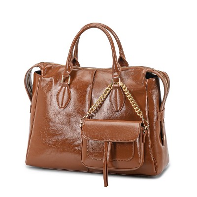 MKF Collection Yareli Women’s Vegan Leather Tote & Mini Crossbody Bag by Mia K