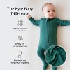 Kyte Baby Zippered Footie in Emerald - 3 of 4
