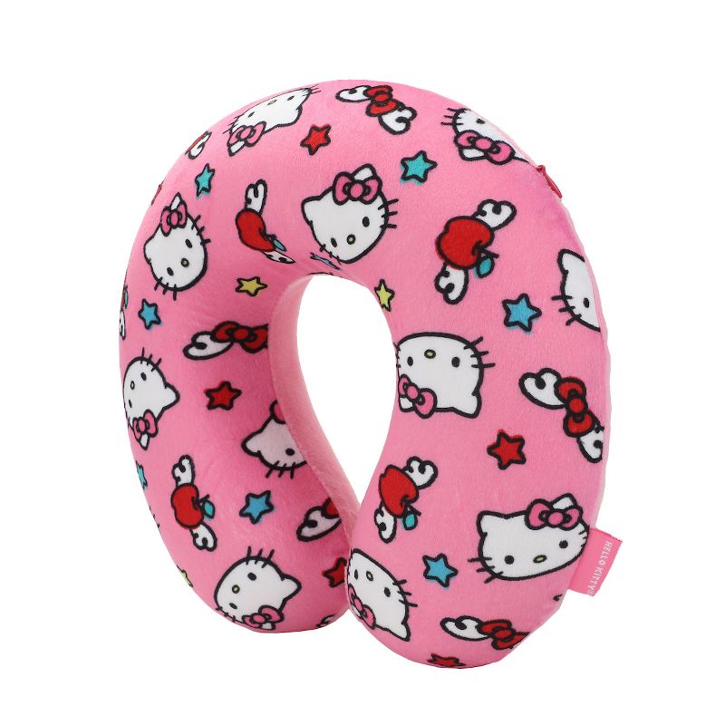 Hello Kitty Adult Travel Set with Neck Pillow, Eye Mask, and Throw Blanket - Adorable Comfort for Hello Kitty Fans on the Go!, 5 of 7