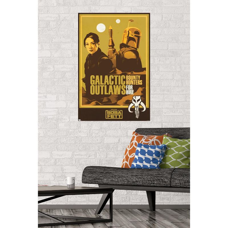 Trends International Star Wars: The Book of Boba Fett - Galactic Outlaws Unframed Wall Poster Prints, 2 of 7