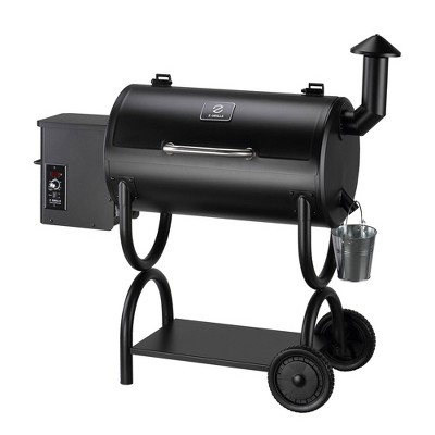 ZPG-550B Wood Pellet Grill BBQ Smoker Digital Control - Black - Z Grills: Compact, Versatile Outdoor Cooking