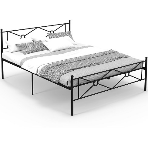 Target black best sale metal bed