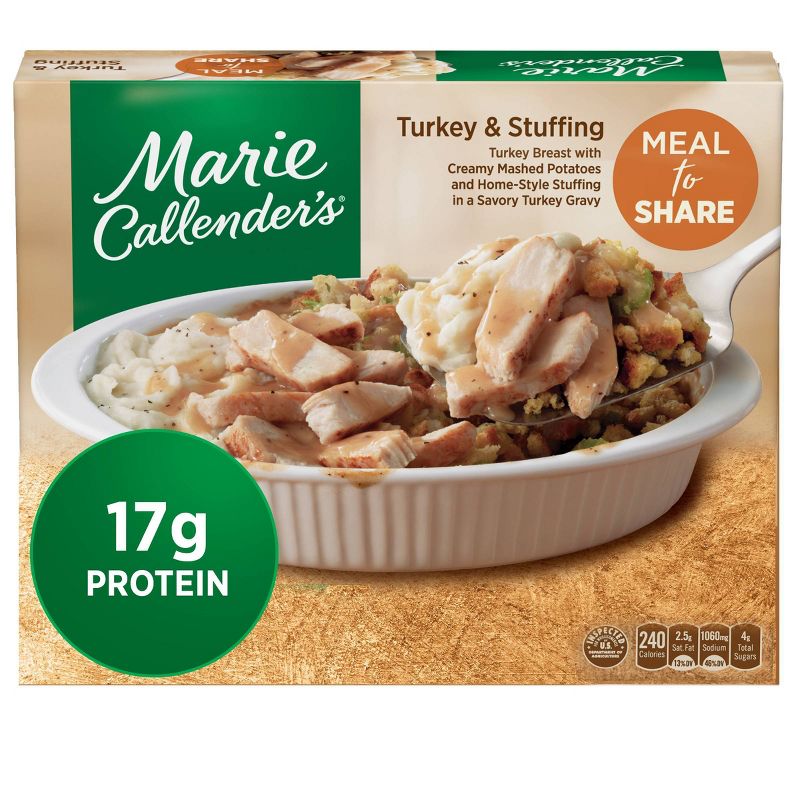 Marie Callender&#39;s Frozen Meal For Two Turkey &#38; Stuffing - 24oz, 1 of 5