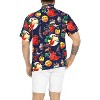 LA LEELA Mens Hawaiian Shirt Short Sleeve Button Down Shirt Men's Halloween Costumes Shirt Vacation Shirts for Men Funny - 4 of 4