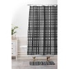 Lisa Argyropoulos Holiday Plaid Modern Coordinate Christmas Memory Foam Bath Rug Black/White - Deny Designs - 2 of 3