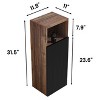 NicBex Freestanding/Wall Bathroom Storage Cabinet,Space-Saving Storage Cabinet with 3/4 Shelves,Bathroom Cabinet for Bathroom,Bedroom - 3 of 4