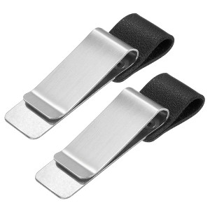 Unique Bargains Stainless Steel Storage Clips for Food Bag Sealing Paper Photo 2 Pcs - 1 of 4
