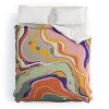 Deny Designs 3pc King Gigi Rosado Retro Marble Comforter and Pillow Sham Set Green: Abstract Design, Machine Washable - 2 of 4