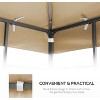 Gulches 10x10 Ft Outdoor Patio Gazebo Replacement Canopy,Double Tiered Gazebo Tent Roof Top Cover Only(Frame Not Include) - 2 of 4