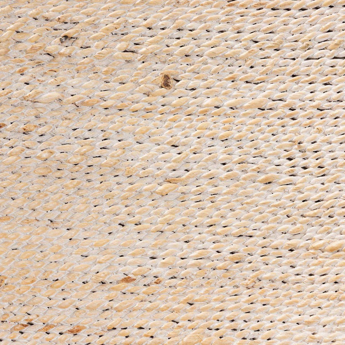 bali & pari Ridley Seagrass Dining Chair with Mahogany Wood Frame White Wash - thumbnail 3