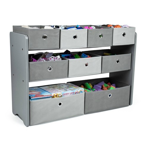 Espresso 12-Bin Toy Organizer