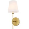 Elegant Lighting Mel Collection Wall Sconce D5.5 H15 Lt:1 Burnished Nickel Finish - 2 of 4