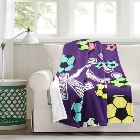 Purple cheap kids blanket