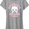 Women's - Instant Message - Childless Cat Lady Society Short Sleeve Graphic T-Shirt - 2 of 4