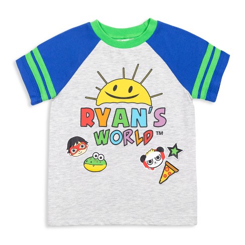 Ryan's World Combo Panda Red Titan Big Boys T-shirt Gray/blue 10 : Target