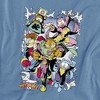 Garfield Ripped Adult T-Shirt Carolina Blue X Large - 2 of 4
