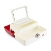 Caboodles School Spirit On-The-Go Girl Organizer - Crimson Over White - 3 of 4