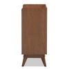 Brighton Mid-Century Modern Wood 3 Drawer Storage Chest Brown - Baxton Studio - 4 of 4