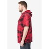 Liberty Blues by KingSize Men's Big & Tall Short-Sleeve Hoodie - 4 of 4