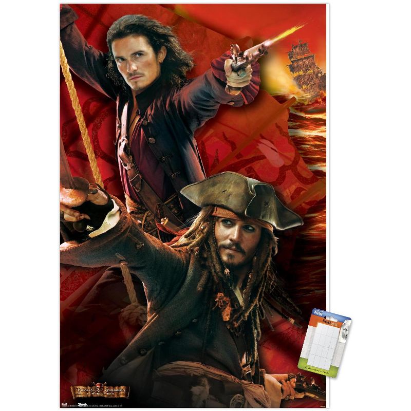 Trends International Disney Pirates of the Caribbean: At World's End - Duo Unframed Wall Poster Prints, 1 of 7