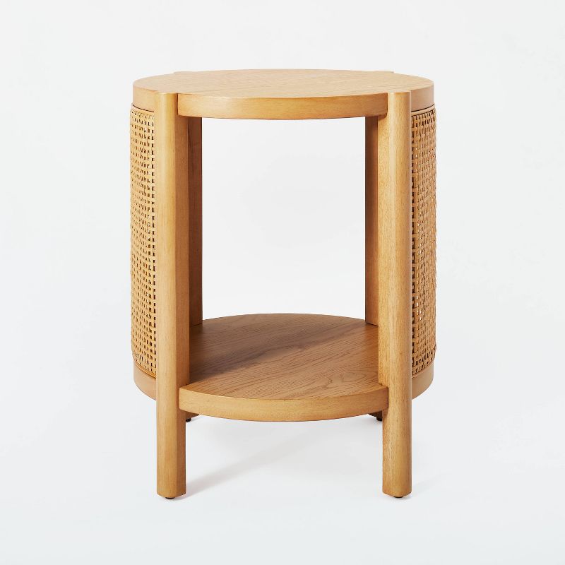 Portola Hills Woven Accent Table - Threshold™ designed with Studio McGee, 3 of 12