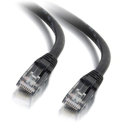 C2G 3ft Cat6 Snagless Unshielded (UTP) Network Patch Ethernet Cable - Black - Category 6 for Network Device - RJ-45 Male - RJ-45 Male - 3ft - Black